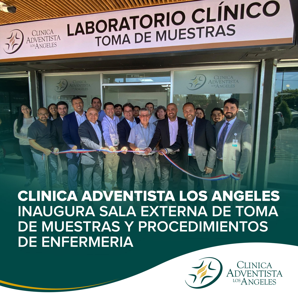 Clínica Adventista Los Ángeles - CLINALA - inaugura sala externa de toma de mu