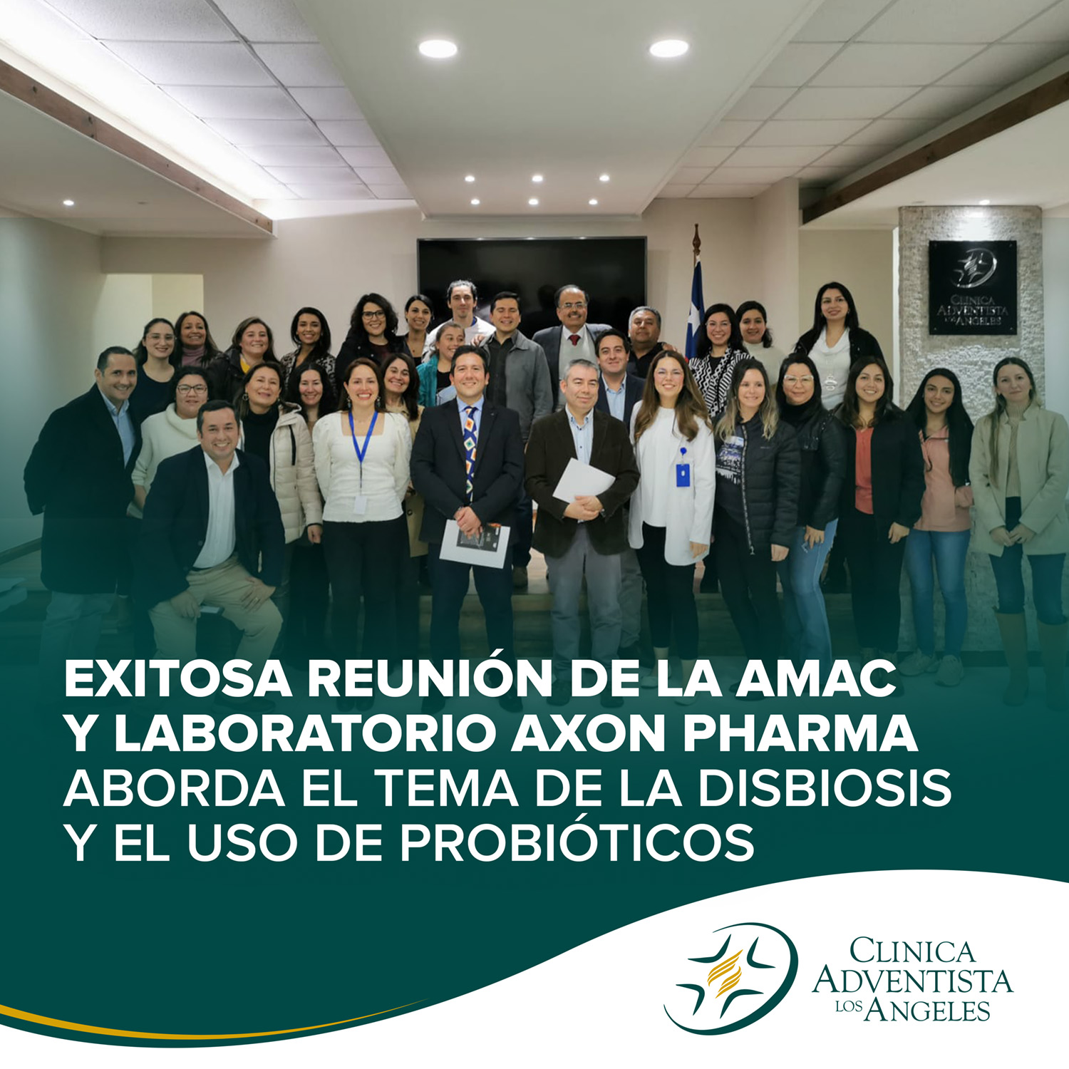Exitosa reunión de la AMAC y Laboratorio Axon Pharma aborda el tema de la Disbi